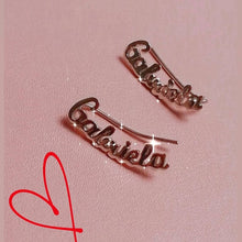 Cargar imagen en el visor de la galería, Aretitos con tu nombre <3 personalizado
